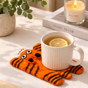 Håndlaget ullfilt koppeunderlag